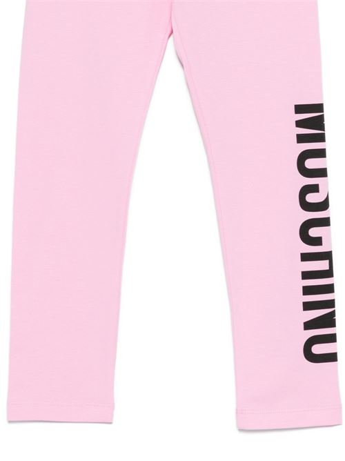 Leggings bambina Moschino basic rosa MOSCHINO KID-TEEN | HDP075LBA0051473